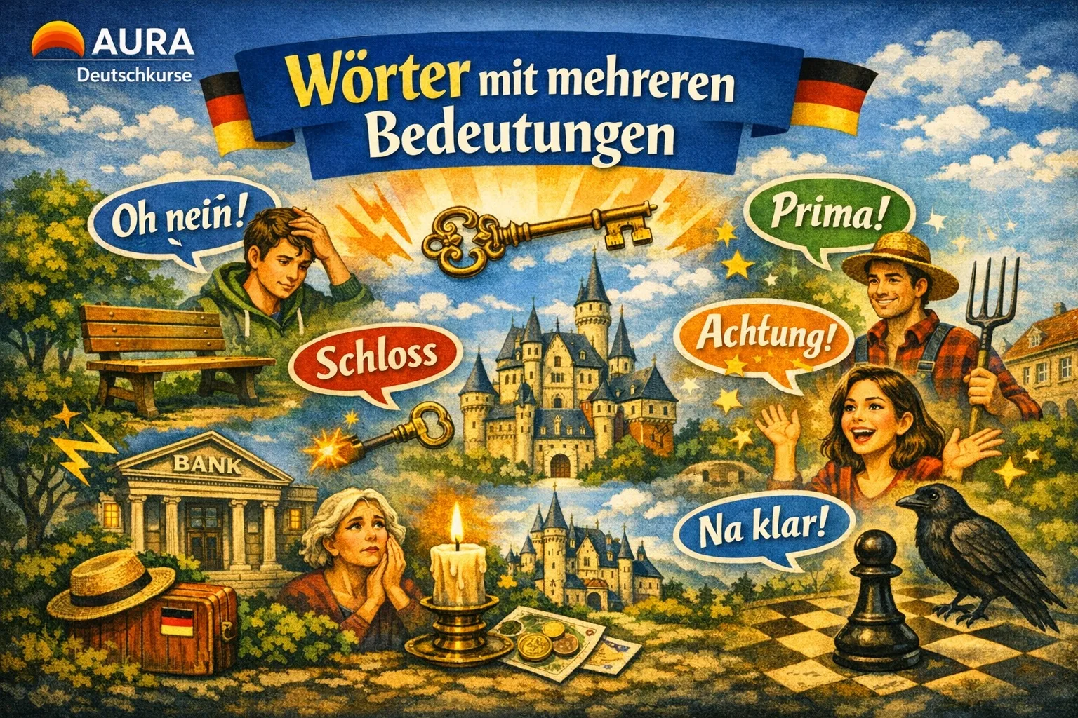 Слова с несколькими значениями в немецком языке