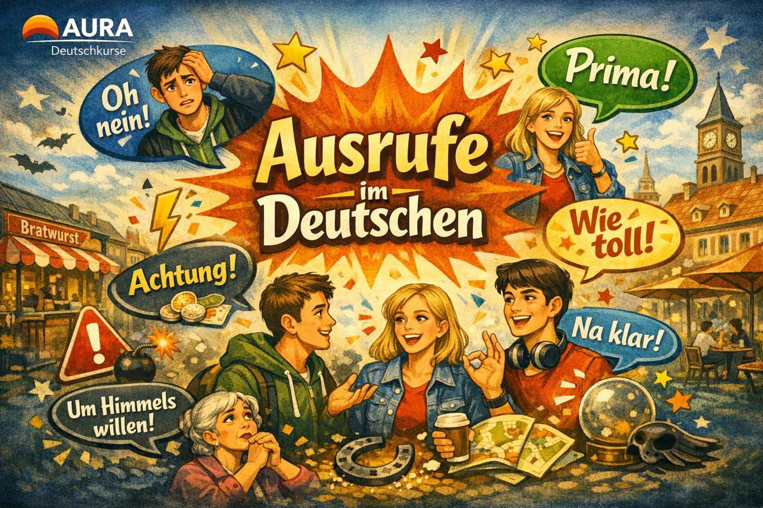 восклицание в немецком языке